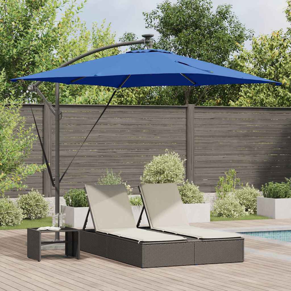 Suncobran Azurnoplava 249 x 249 x 250 cm Poliester i aluminij