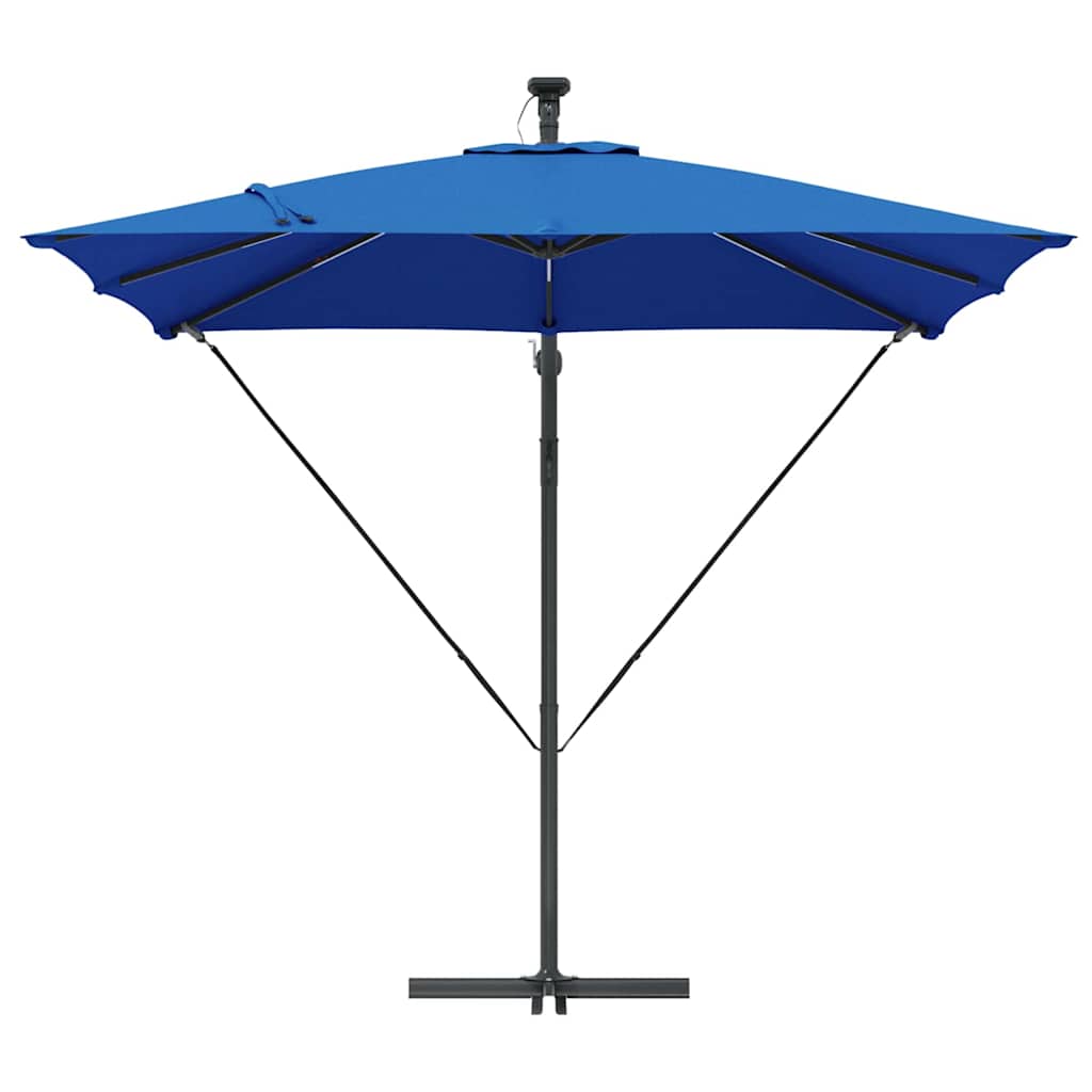 Suncobran Azurnoplava 249 x 249 x 250 cm Poliester i aluminij