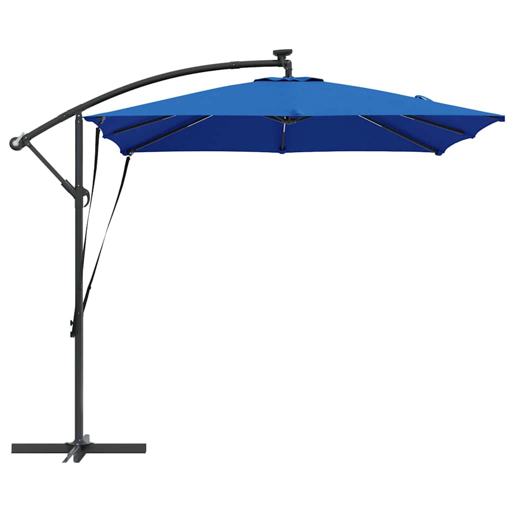 Suncobran Azurnoplava 249 x 249 x 250 cm Poliester i aluminij