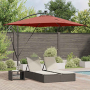 Suncobran Terakota 249 x 249 x 250 cm Poliester i aluminij