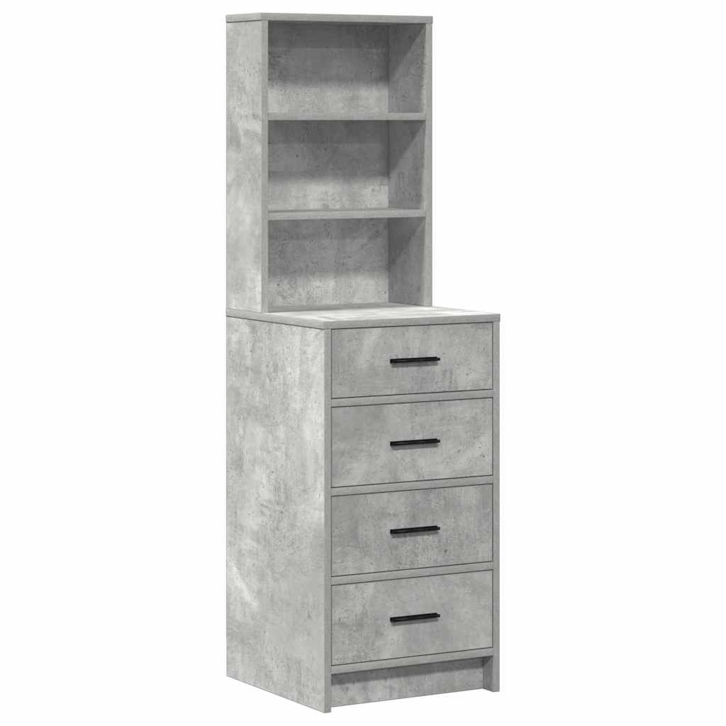 Toaletni stol 2 pcs Siva 50 x 41 x 135 cm Konstruirano drvo