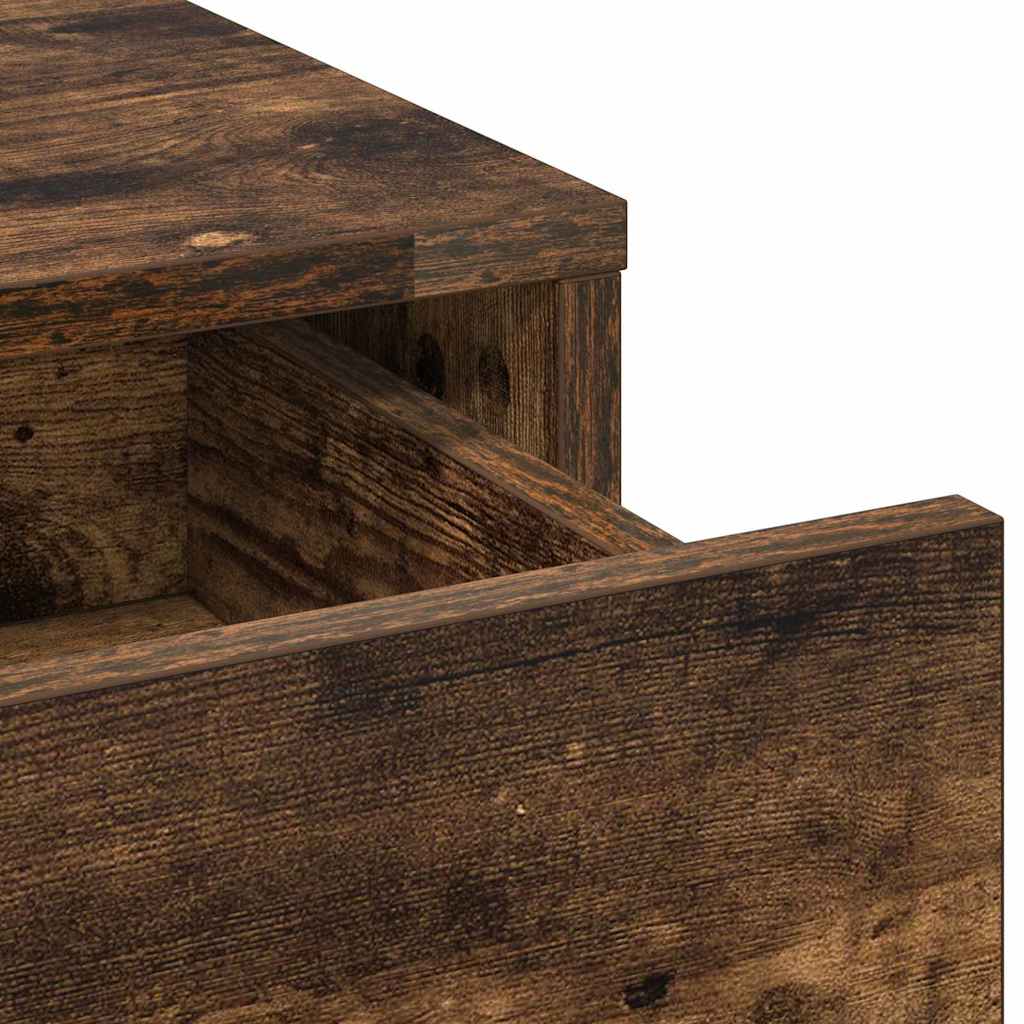 Toaletni stol 2 pcs Smeđa 50 x 41 x 135 cm Konstruirano drvo
