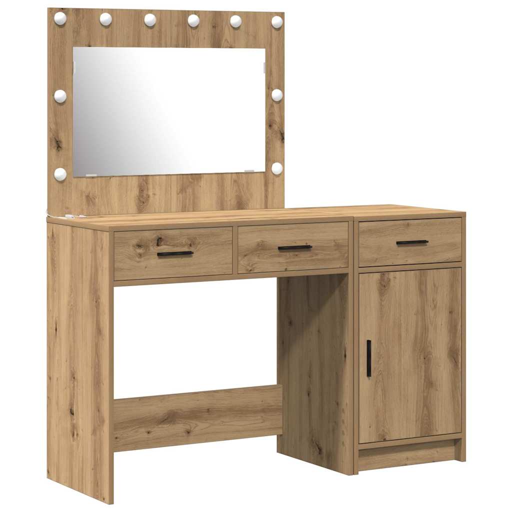 Toaletni stol 2 pcs Smeđa 40 x 41 x 75 cm Konstruirano drvo