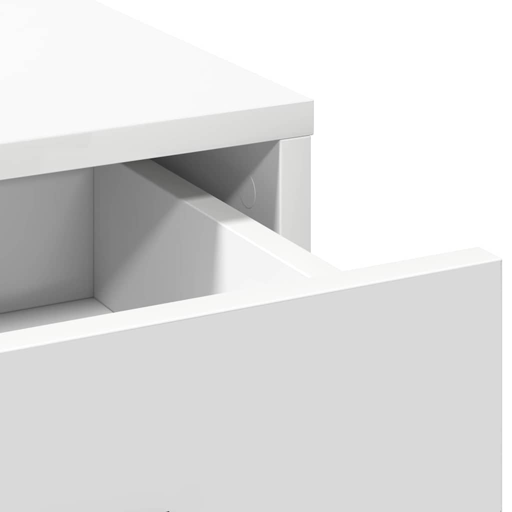 Toaletni stol 2 pcs Bijelo 50 x 41 x 135 cm Konstruirano drvo