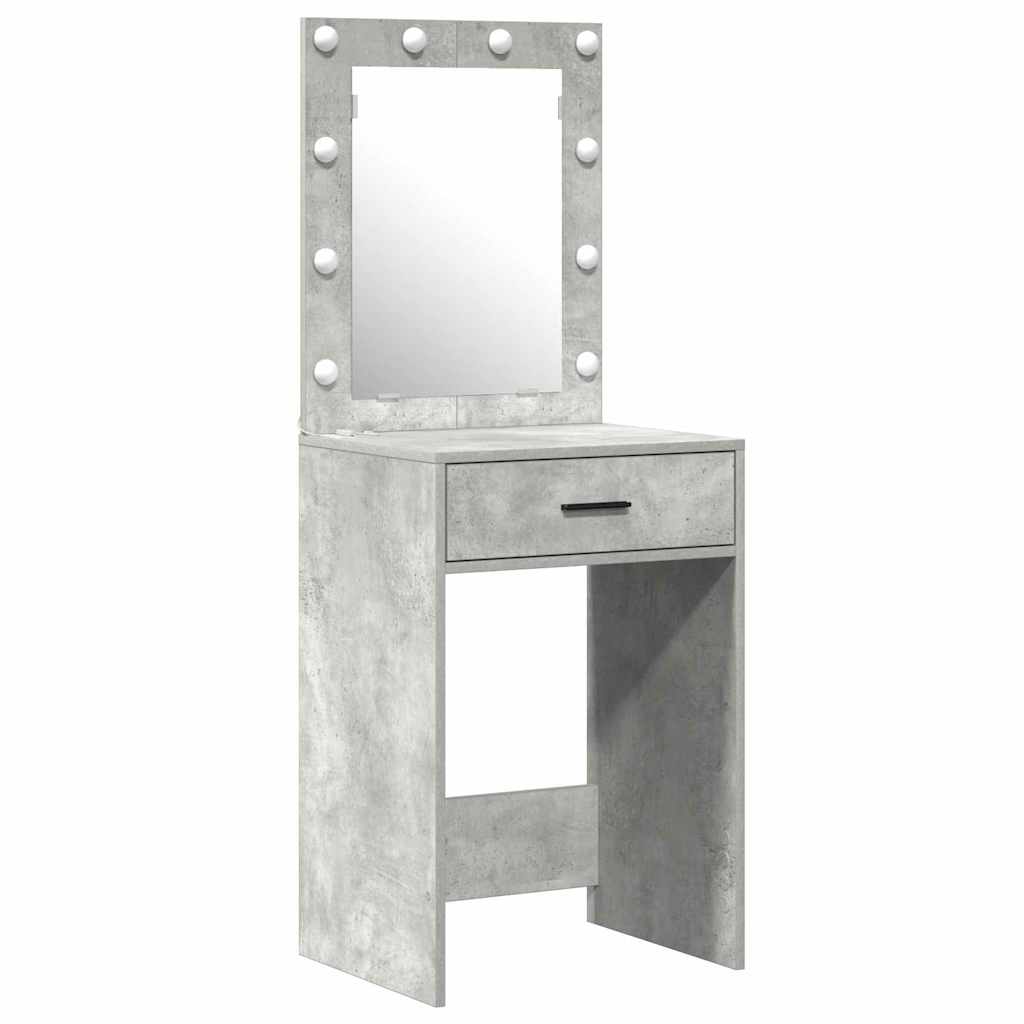 Toaletni stol 2 pcs Siva 50 x 41 x 135 cm Konstruirano drvo