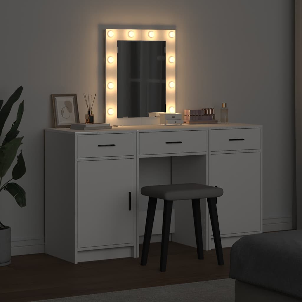Toaletni stol Bijelo 50 x 41 x 135 cm Konstruirano drvo
