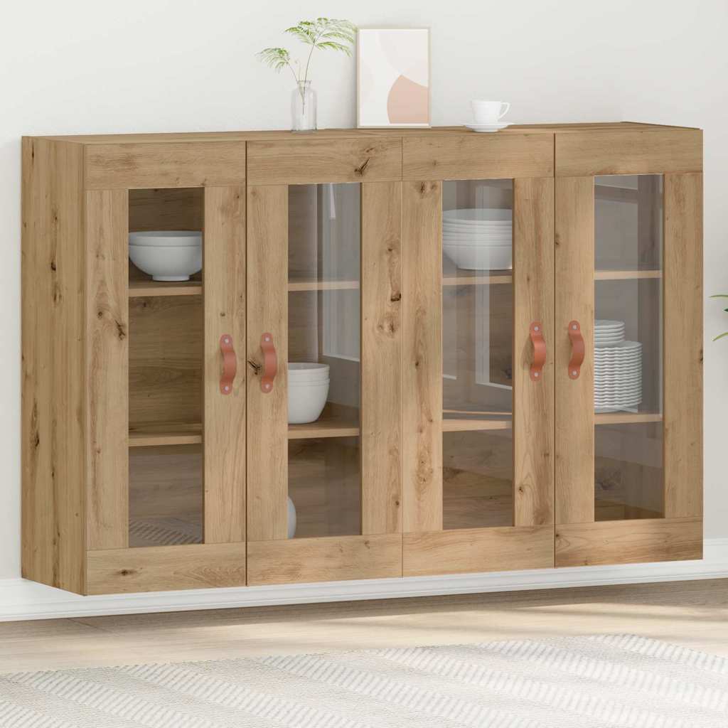 Zidni ormari 2 pcs Umjetnički hrast 69,5 x 34 x 90 cm