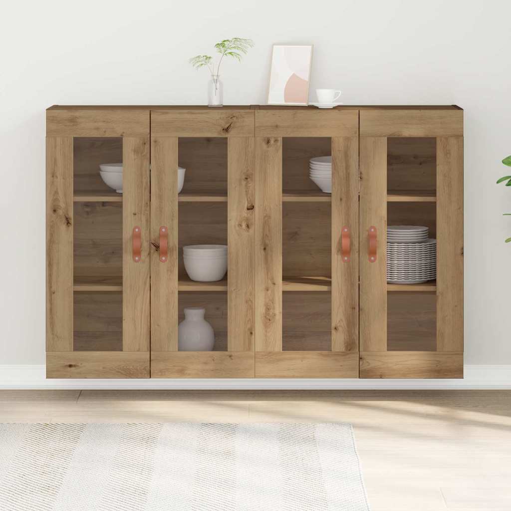 Zidni ormari 2 pcs Umjetnički hrast 69,5 x 34 x 90 cm