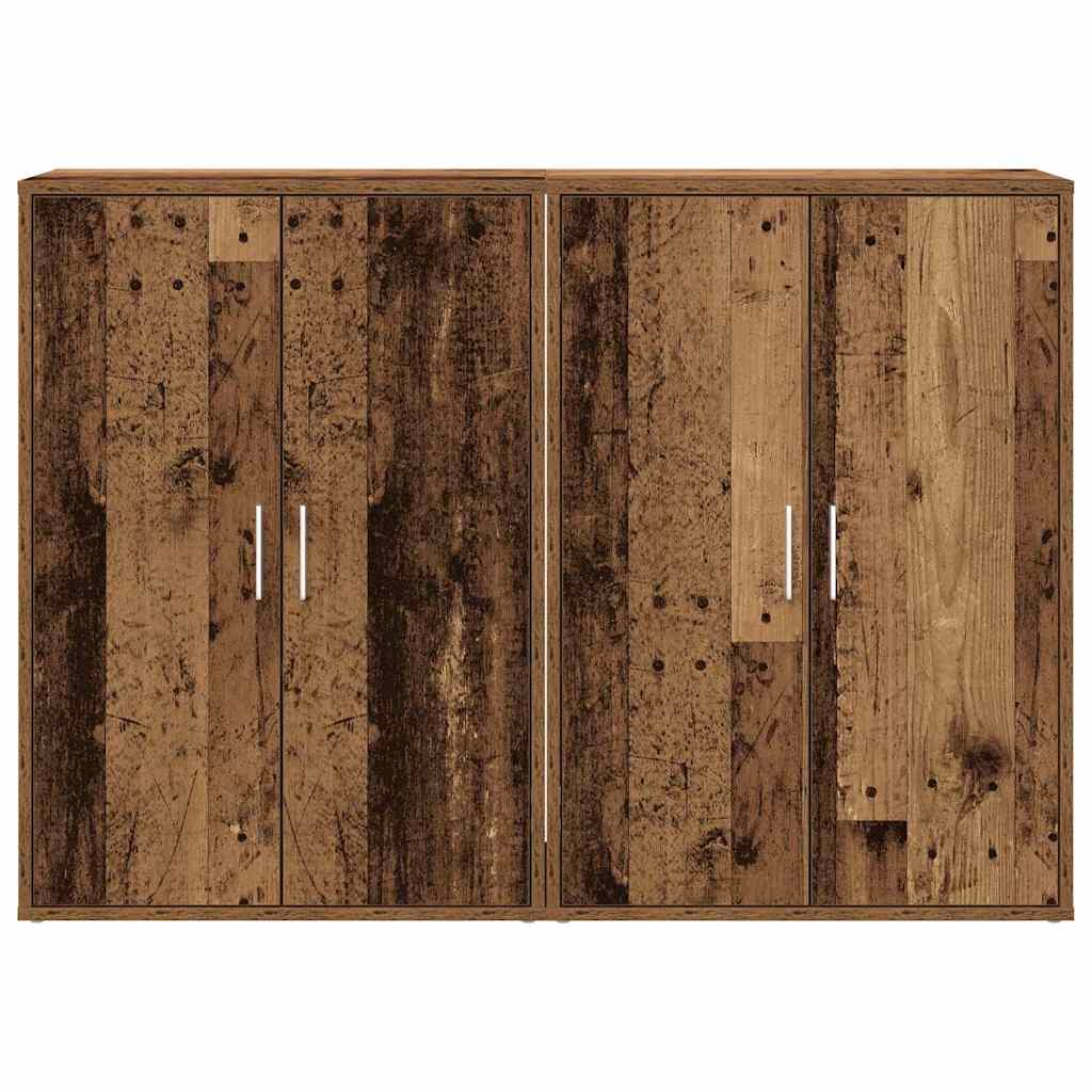 Kreveta 2 pcs Staro drvo 60 x 31 x 84 cm Konstruirano drvo