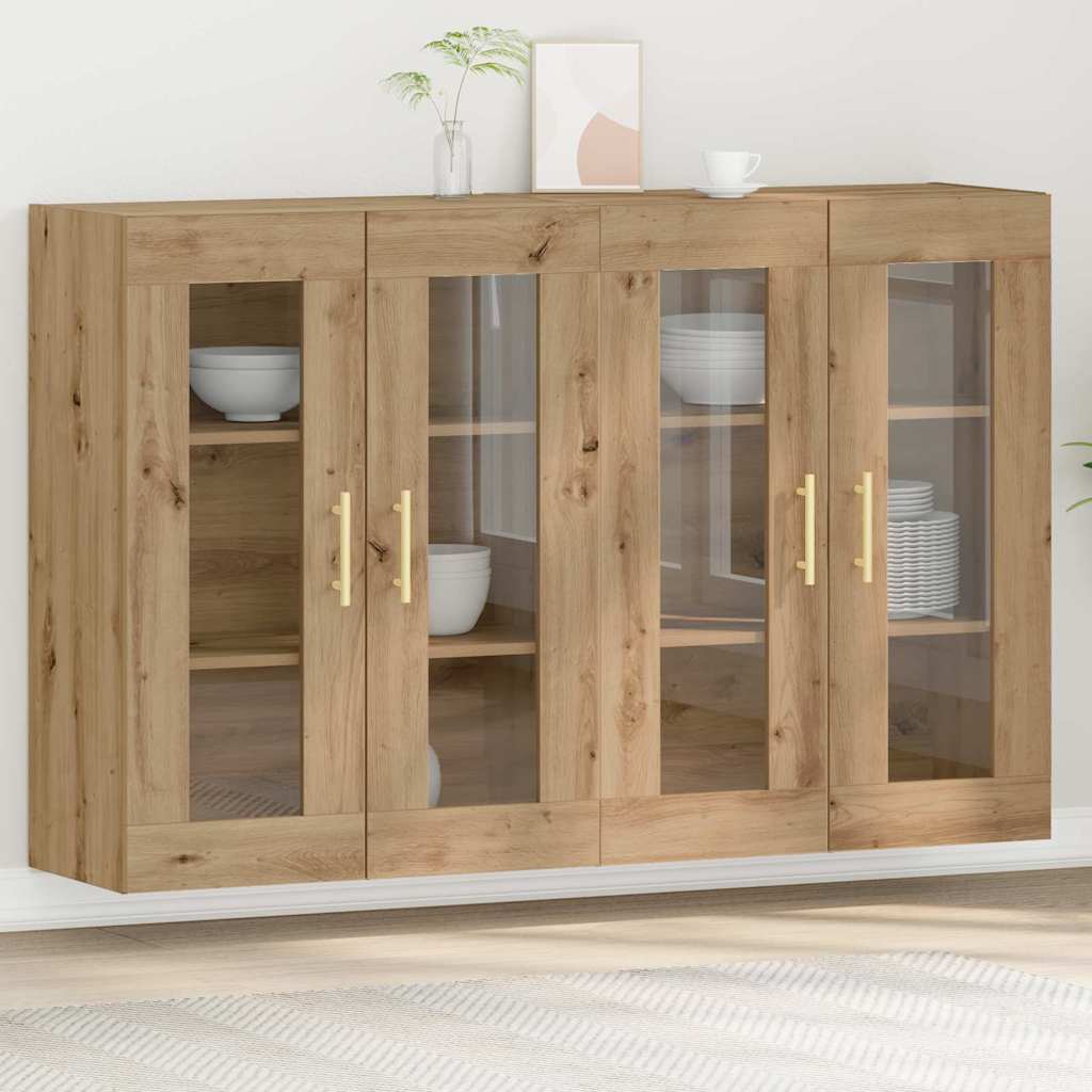 Zidni ormari 2 pcs Umjetnički hrast 69,5 x 34 x 90 cm