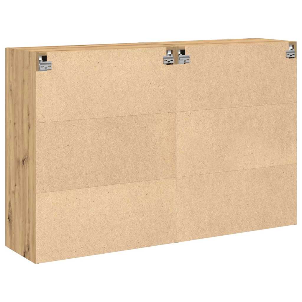 Zidni ormari 2 pcs Umjetnički hrast 69,5 x 34 x 90 cm
