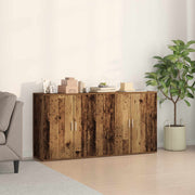 Kreveta 2 pcs Staro drvo 79 x 38 x 80 cm Konstruirano drvo