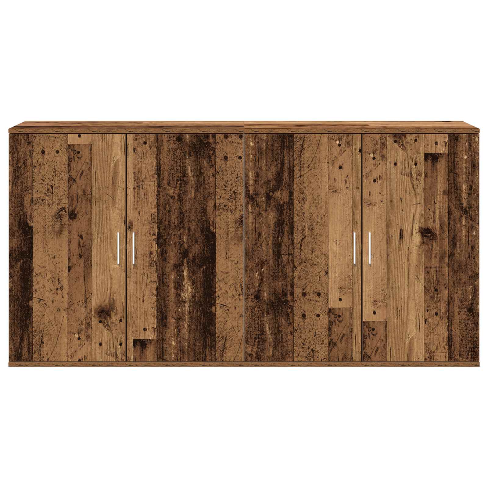 Kreveta 2 pcs Staro drvo 79 x 38 x 80 cm Konstruirano drvo