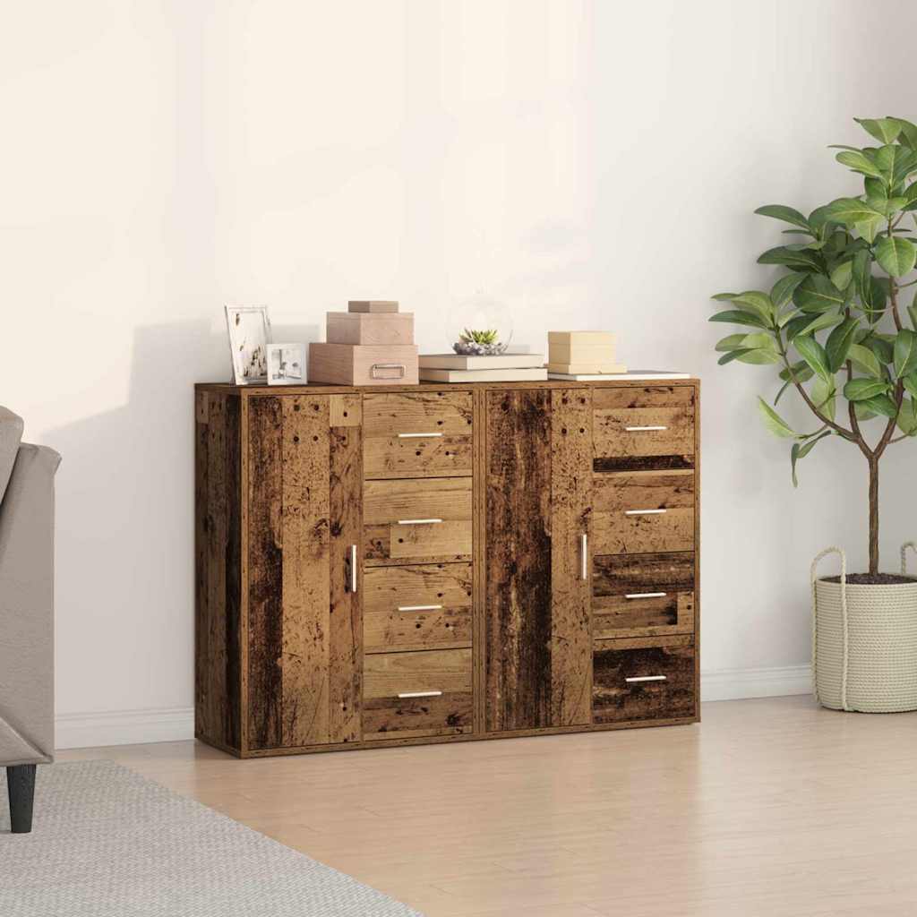 Kreveta 2 pcs Staro drvo 60 x 31 x 84 cm Konstruirano drvo