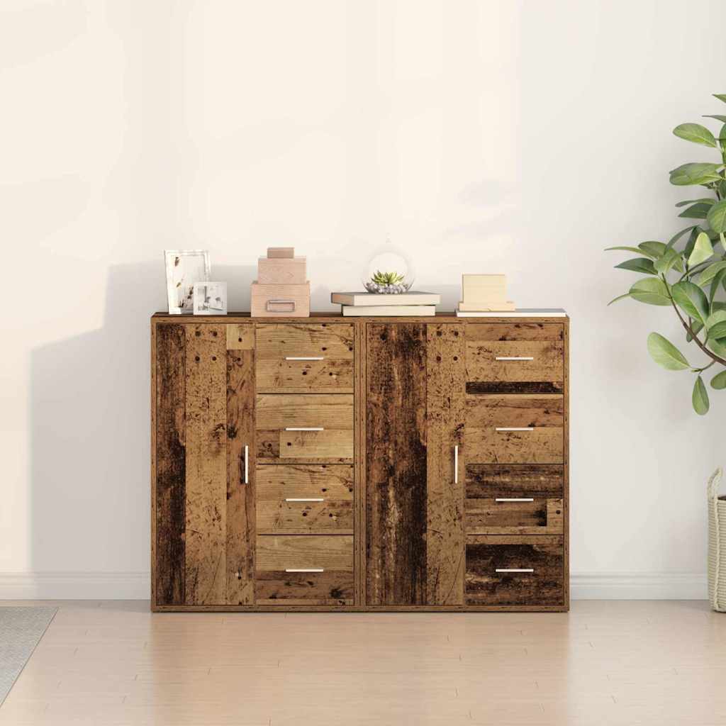 Kreveta 2 pcs Staro drvo 60 x 31 x 84 cm Konstruirano drvo