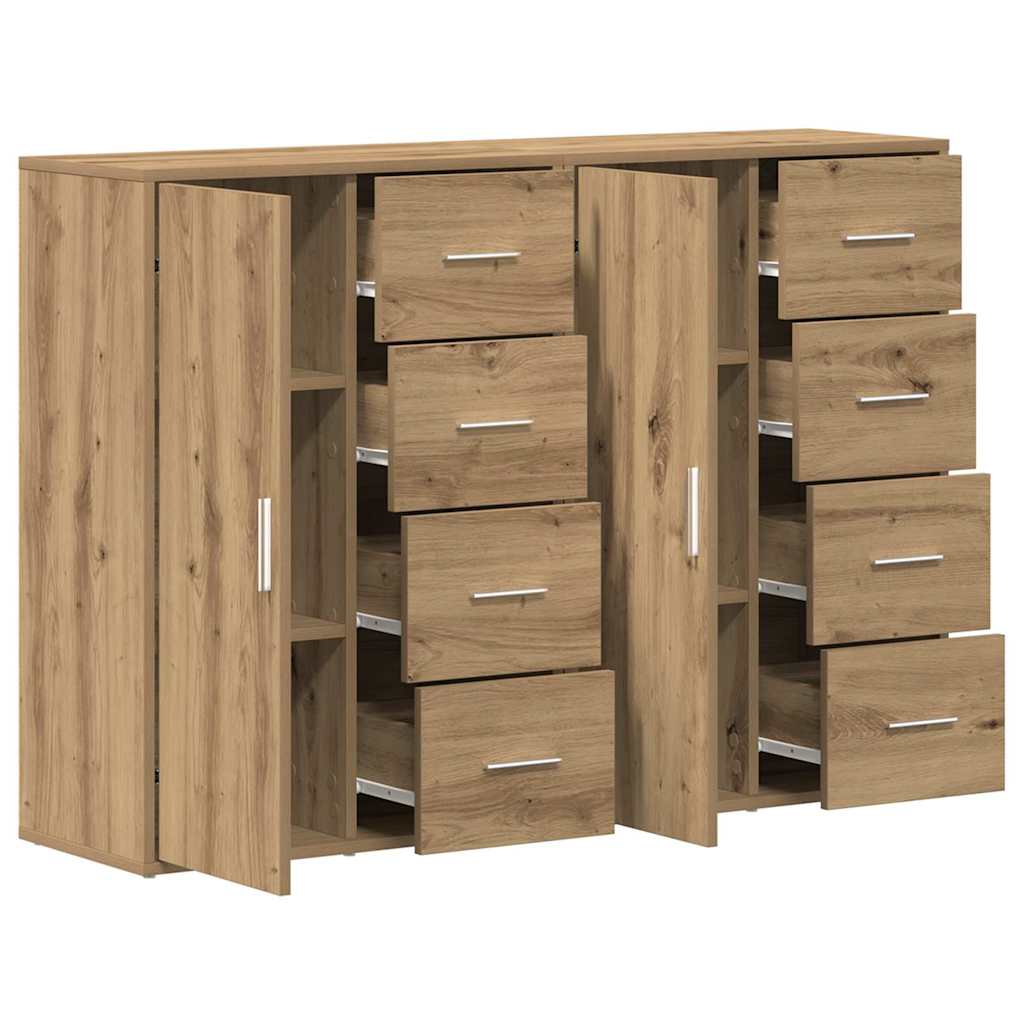 Kreveta s ladicama 2 pcs Umjetnički hrast 60 x 31 x 84 cm