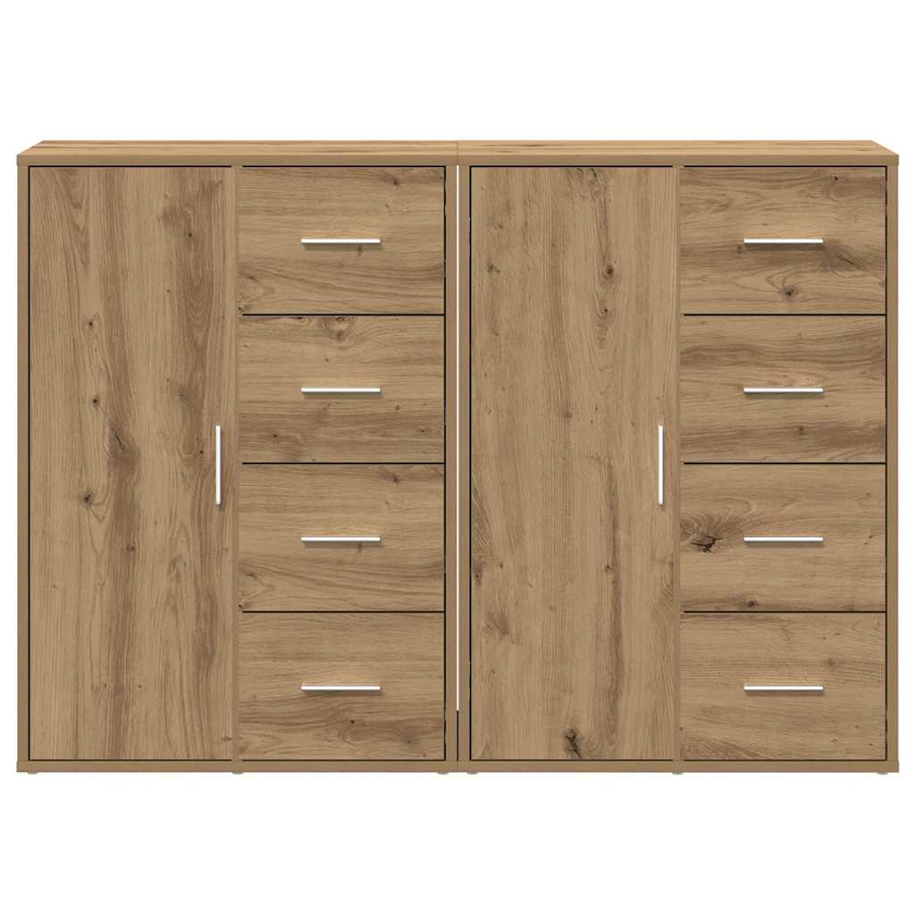 Kreveta s ladicama 2 pcs Umjetnički hrast 60 x 31 x 84 cm