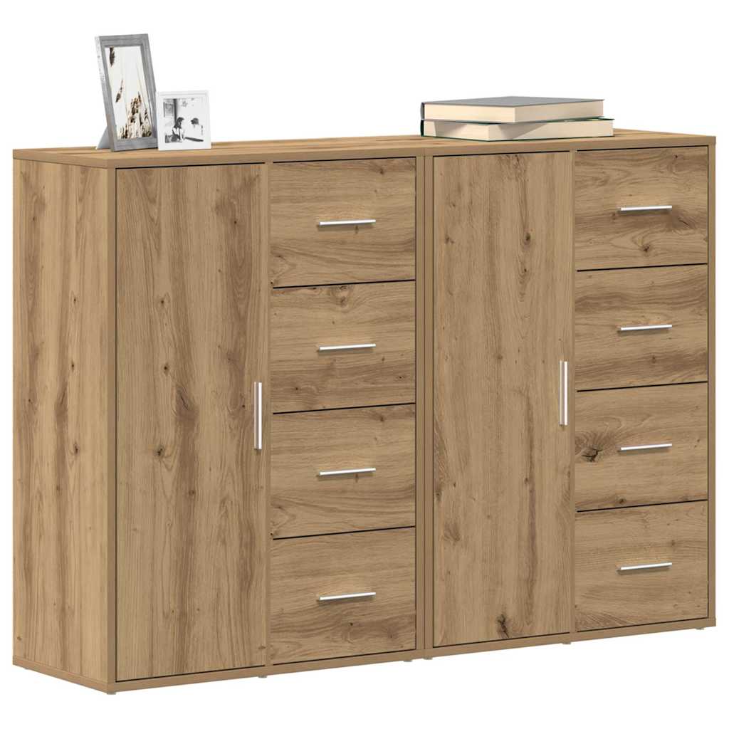 Kreveta s ladicama 2 pcs Umjetnički hrast 60 x 31 x 84 cm