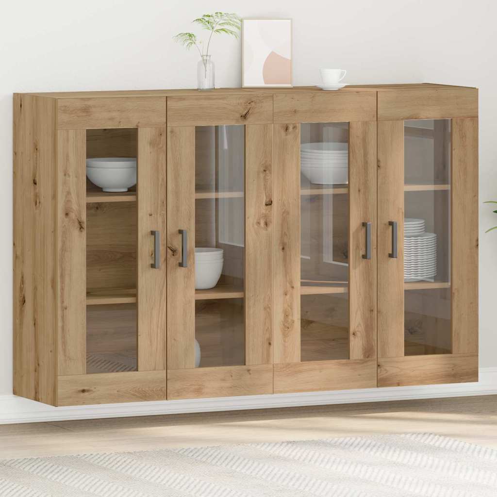 Zidni ormari 2 pcs Umjetnički hrast 69,5 x 34 x 90 cm