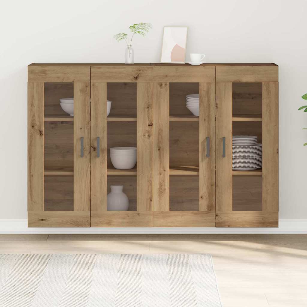 Zidni ormari 2 pcs Umjetnički hrast 69,5 x 34 x 90 cm