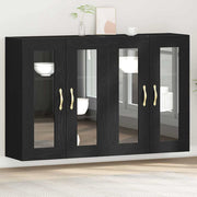 Zidni ormari 2 kom. Crni hrast 69,5 x 34 x 90 cm