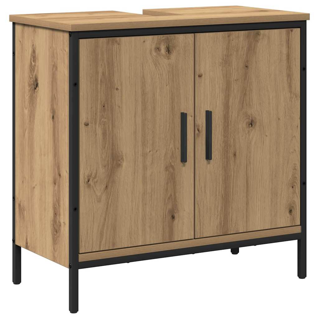 Set namještaja za kupaonicu Zidne 2 pcs Smeđa Konstruirano drvo