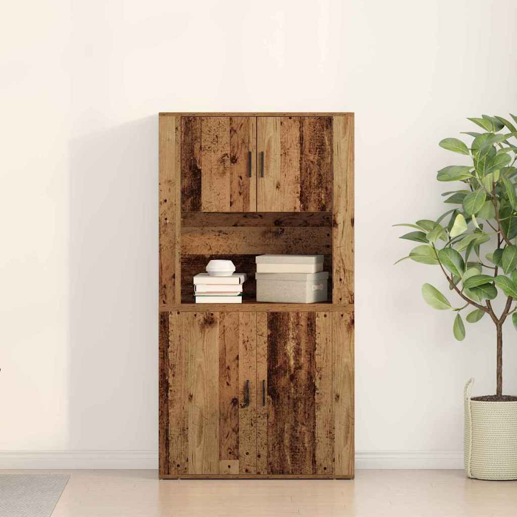 Highboard Staro drvo 80 x 33 x 150 cm Konstruirano drvo