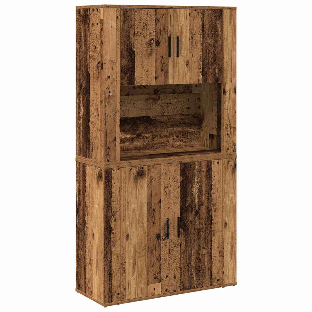 Highboard Staro drvo 80 x 33 x 150 cm Konstruirano drvo