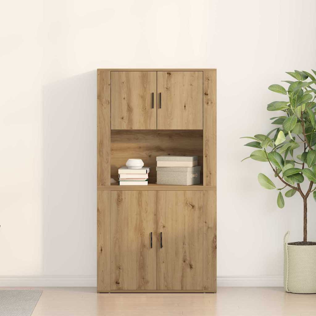 Highboard Umjetnički hrast 80 x 33 x 150 cm Konstruirano drvo