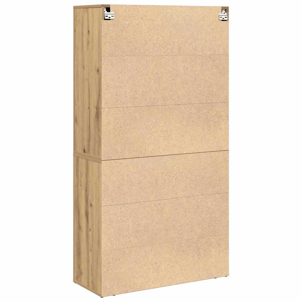 Highboard Umjetnički hrast 80 x 33 x 150 cm Konstruirano drvo