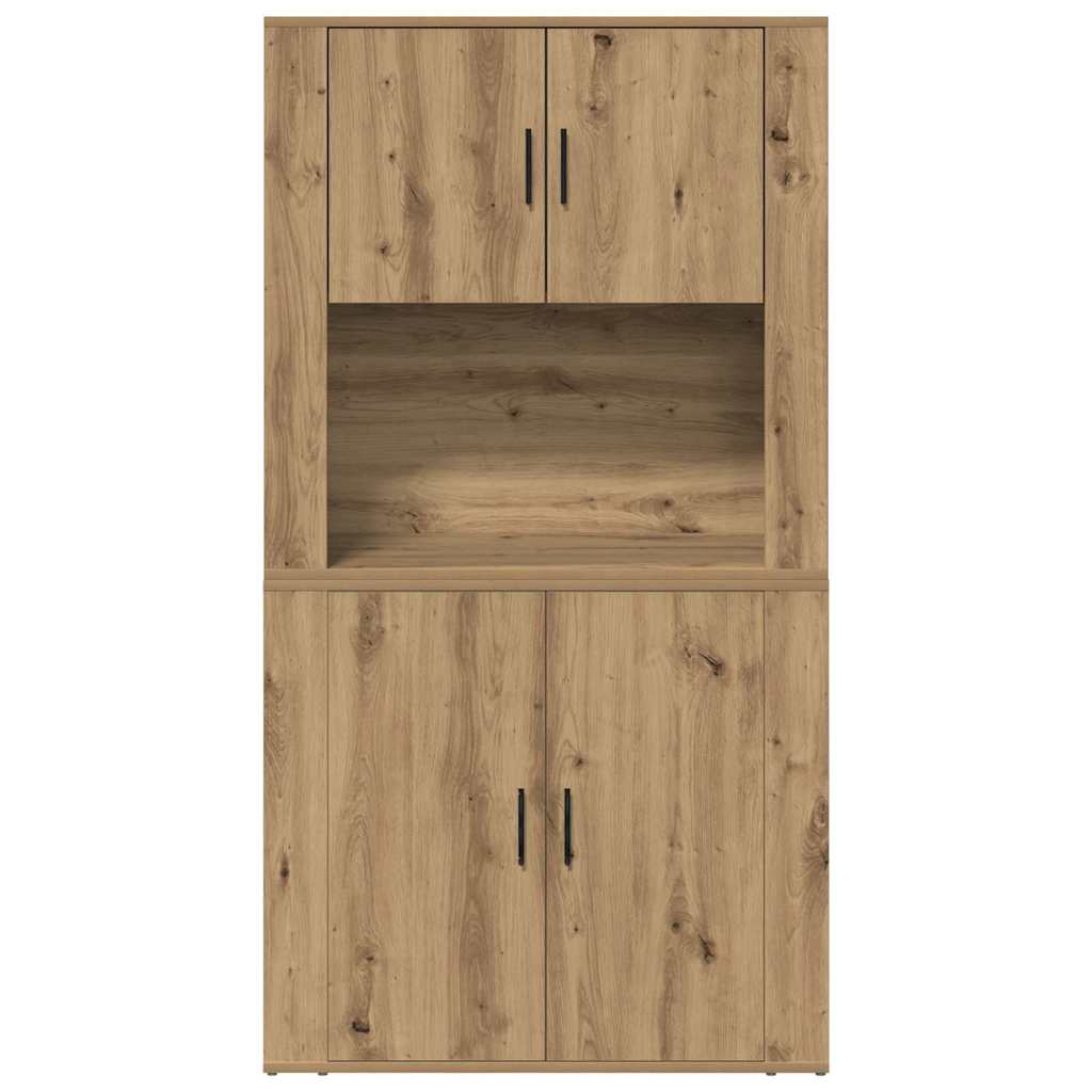 Highboard Umjetnički hrast 80 x 33 x 150 cm Konstruirano drvo