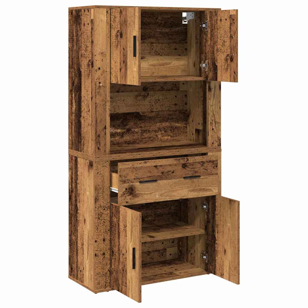 Highboard Staro drvo 80 x 33 x 150 cm Konstruirano drvo