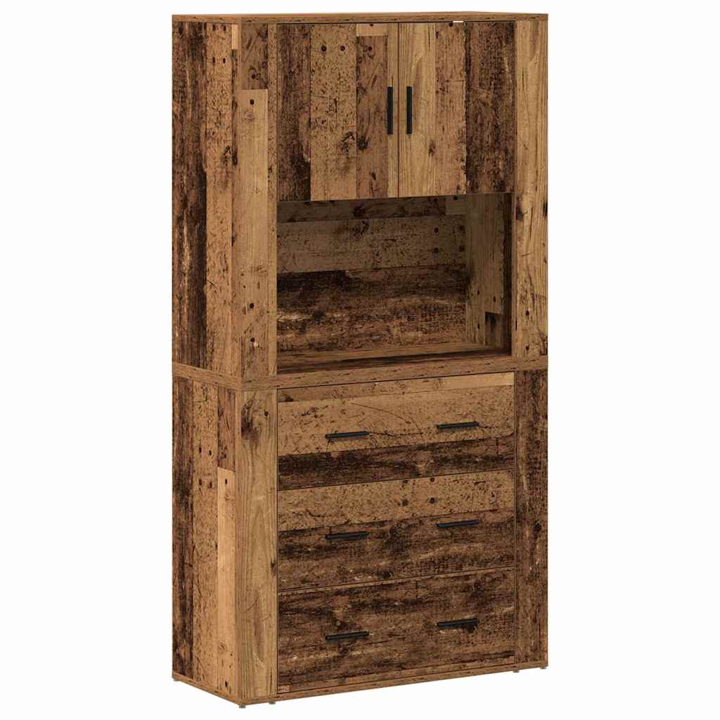 Highboard Staro drvo 80 x 33 x 150 cm Konstruirano drvo