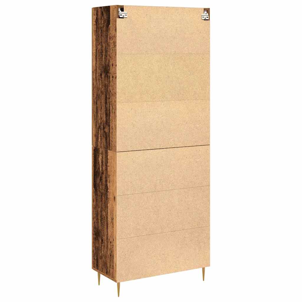 Highboard 2 kom. Staro drvo 69,5 x 34 x 180 cm