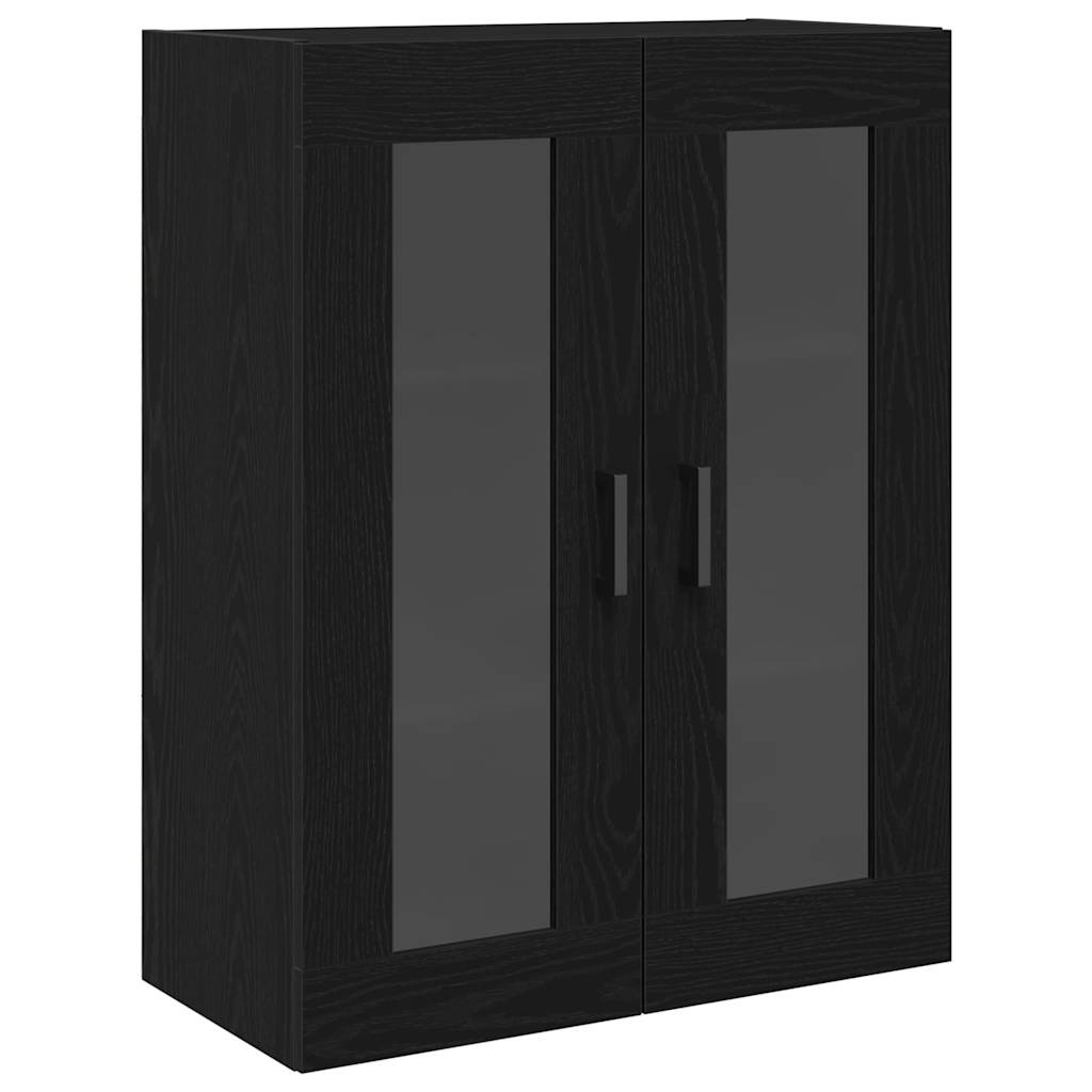 Highboard 2 pcs Crni hrast 69,5 x 34 x 180 cm Konstruirano drvo