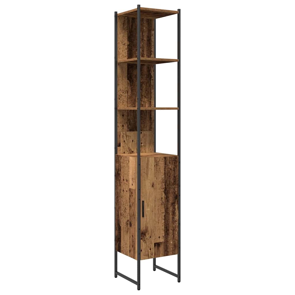 Set namještaja za kupaonicu 4 pcs Smeđa 33 x 33 x 185.5 cm