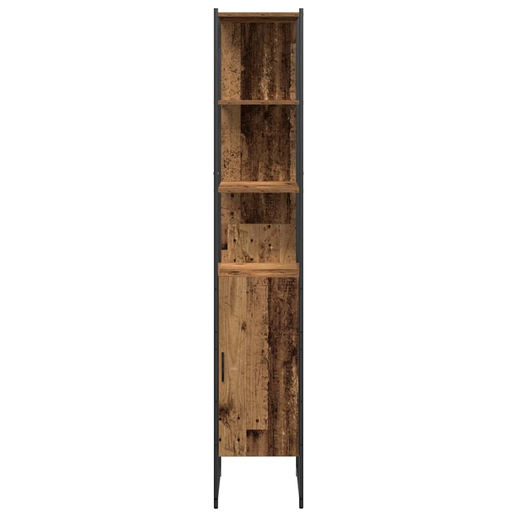 Set namještaja za kupaonicu 4 pcs Smeđa 33 x 33 x 185.5 cm