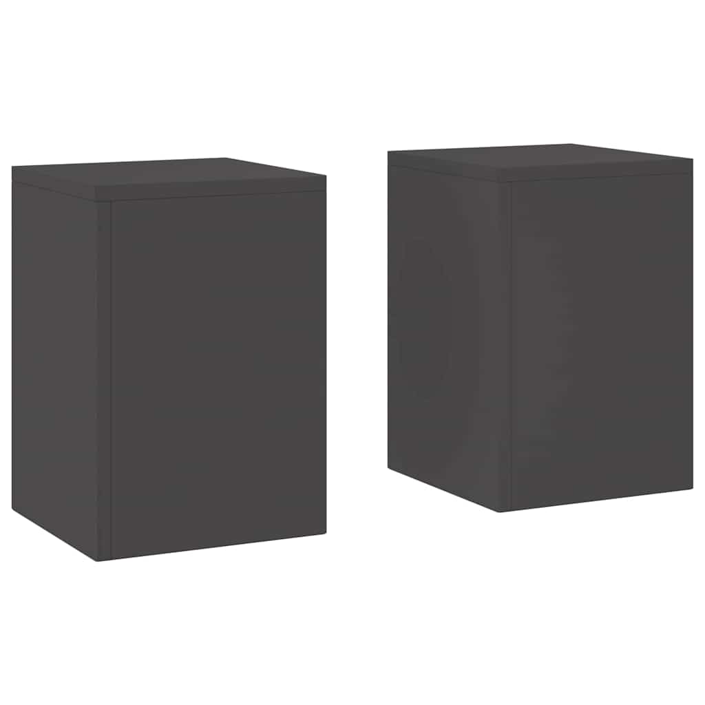 Stalak za biljke 2 pcs Crna 24 x 24 x 35 cm Čelik