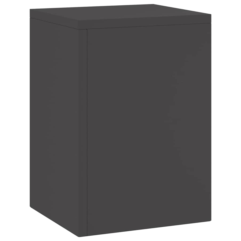 Stalak za biljke 2 pcs Crna 24 x 24 x 35 cm Čelik