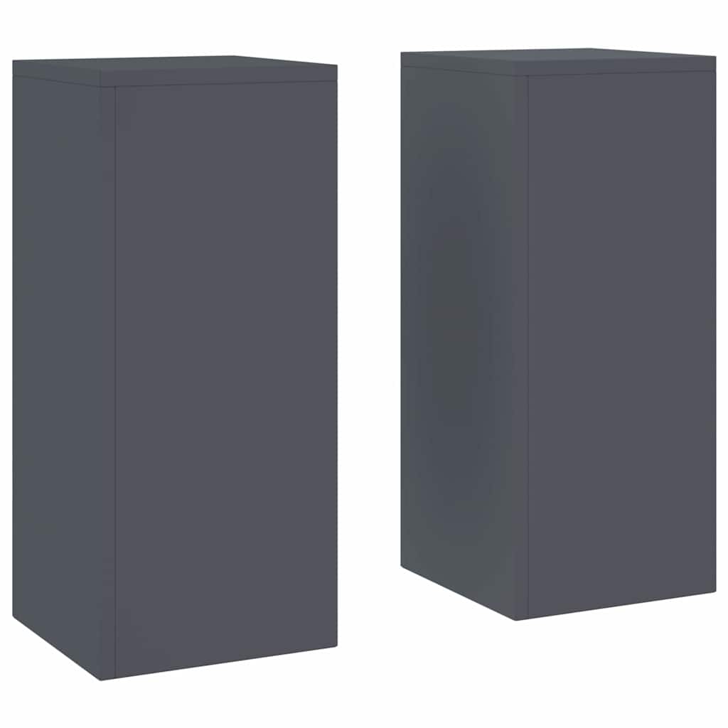 Stalak za biljke 2 pcs Antracit 24 x 24 x 55 cm Čelik