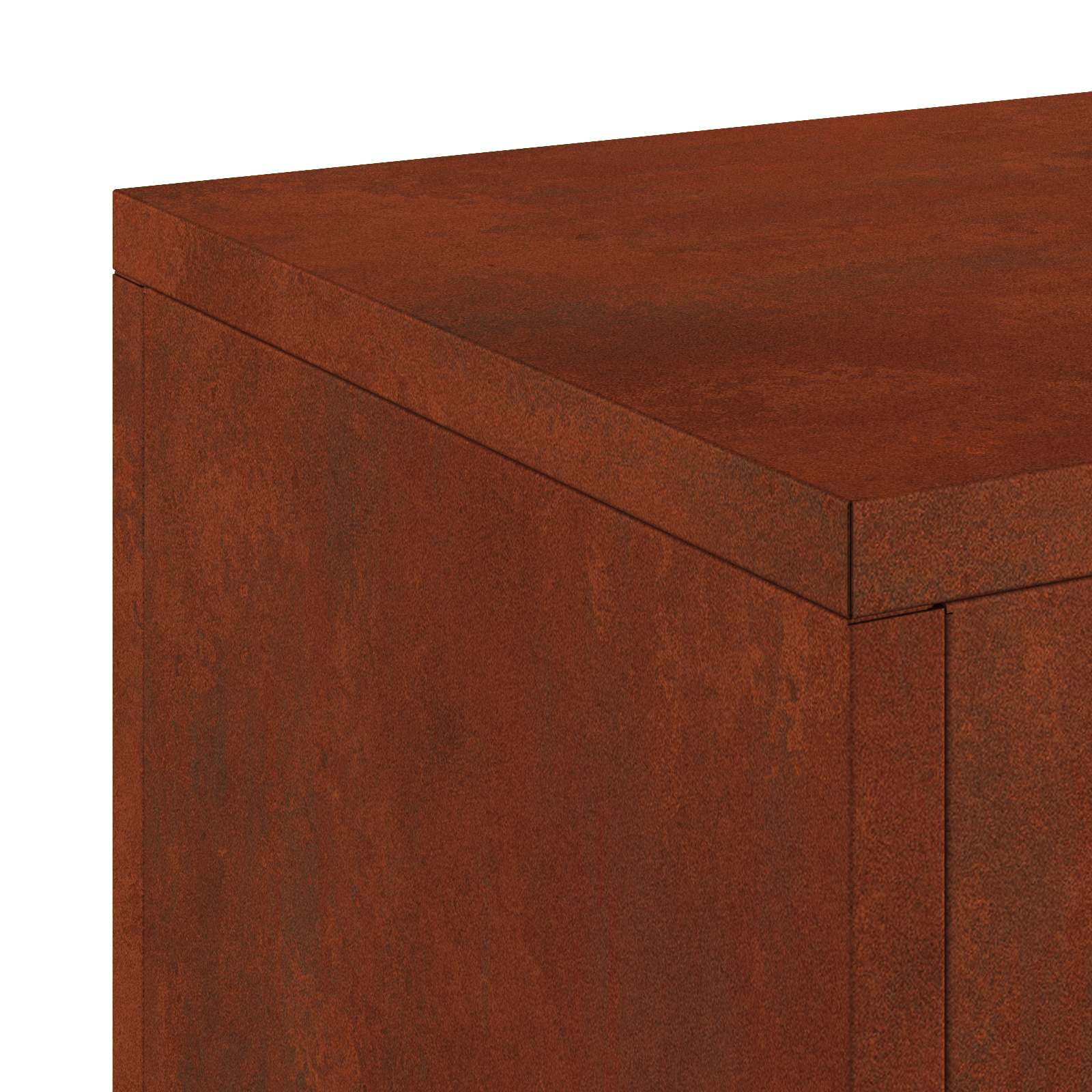 Stalak za biljke 2 pcs Rđa 24 x 24 x 55 cm