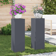 Stalak za biljke 2 pcs Antracit 24 x 24 x 75 cm Čelik
