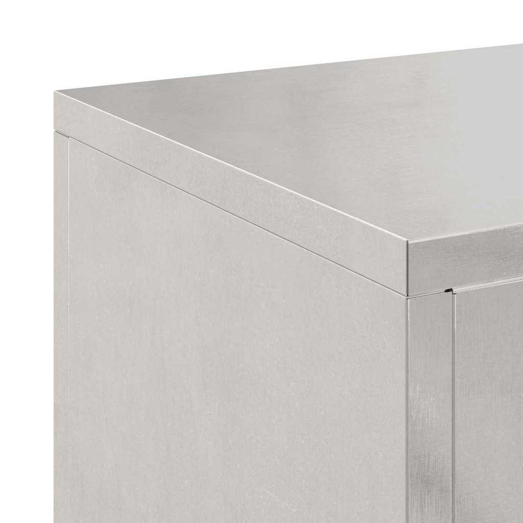Stalak za biljke 2 pcs Srebrno 24 x 24 x 75 cm Nehrđajući čelik