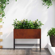 Povišeni Vrtni Planter Rđa 60 x 26 x 45 cm