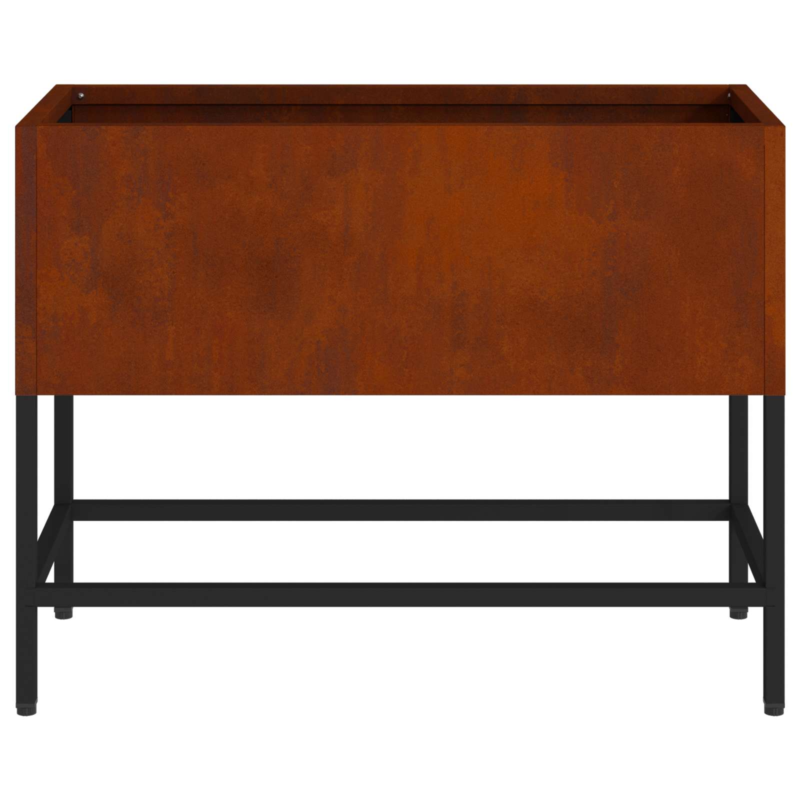 Povišeni Vrtni Planter Rđa 60 x 26 x 45 cm