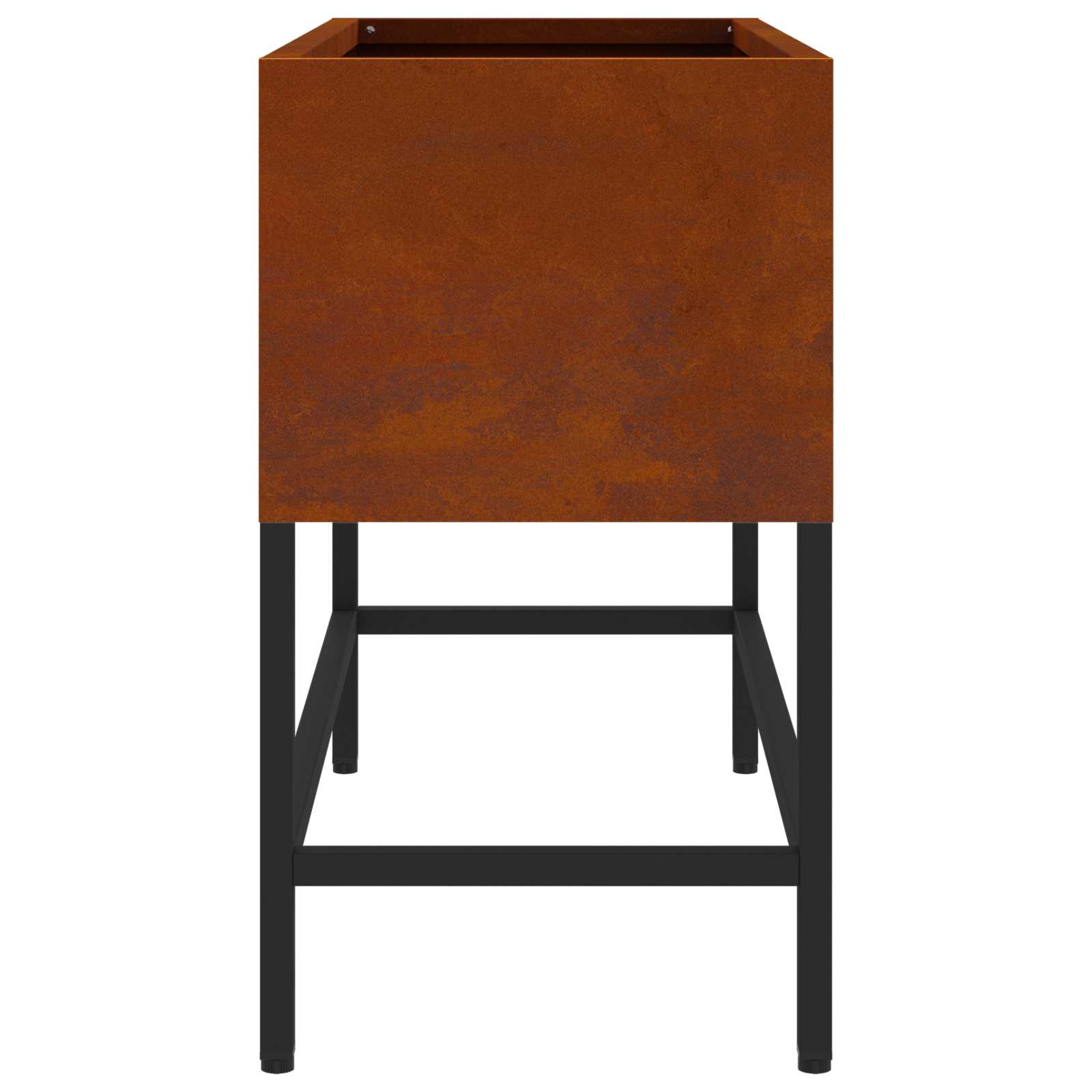Povišeni Vrtni Planter Rđa 60 x 26 x 45 cm