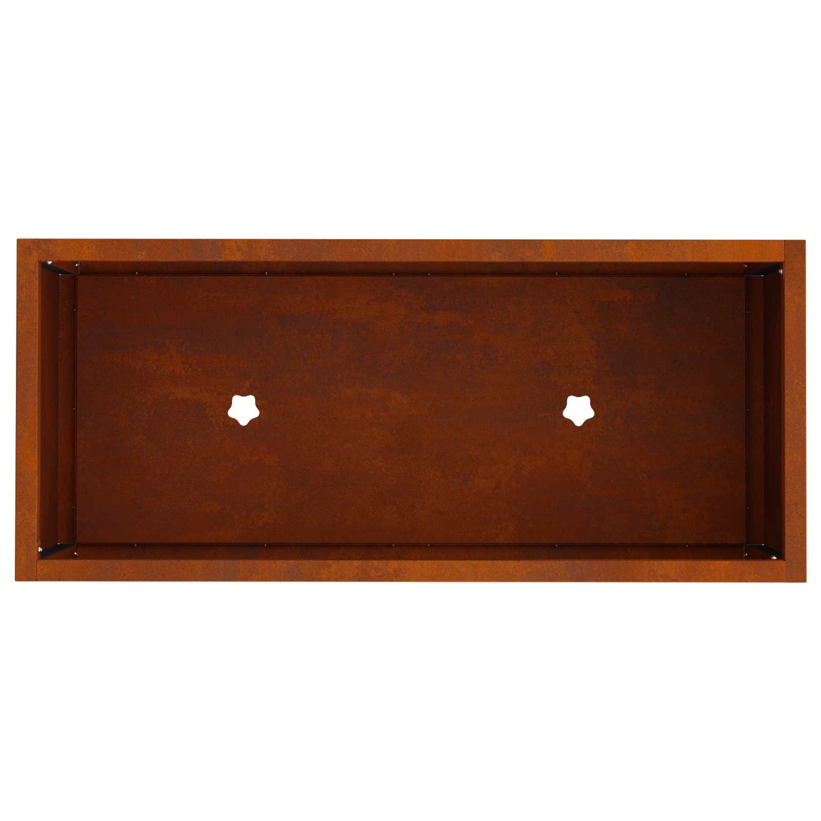 Povišeni Vrtni Planter Rđa 60 x 26 x 45 cm