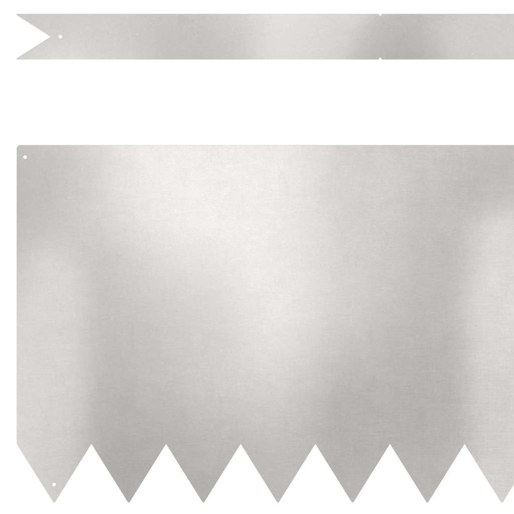 Ograda oko Travnjaka 10 pcs Srebrno 100 x 0,05 x 30 cm