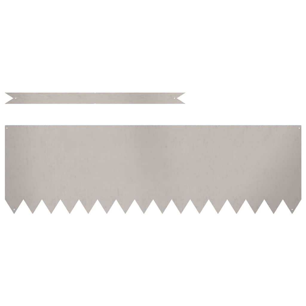 Ograda oko Travnjaka 20 pcs Rđa 100 x 0,05 x 30 cm