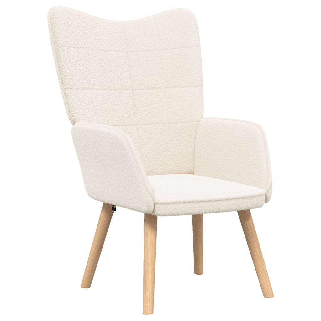 fotelja Krema 62 x 67 x 95,5 cm Sherpa Tkanina